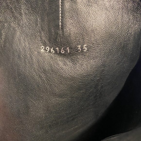 Gucci Black Monogram Riding Boots size 35 - Picture 9 of 9